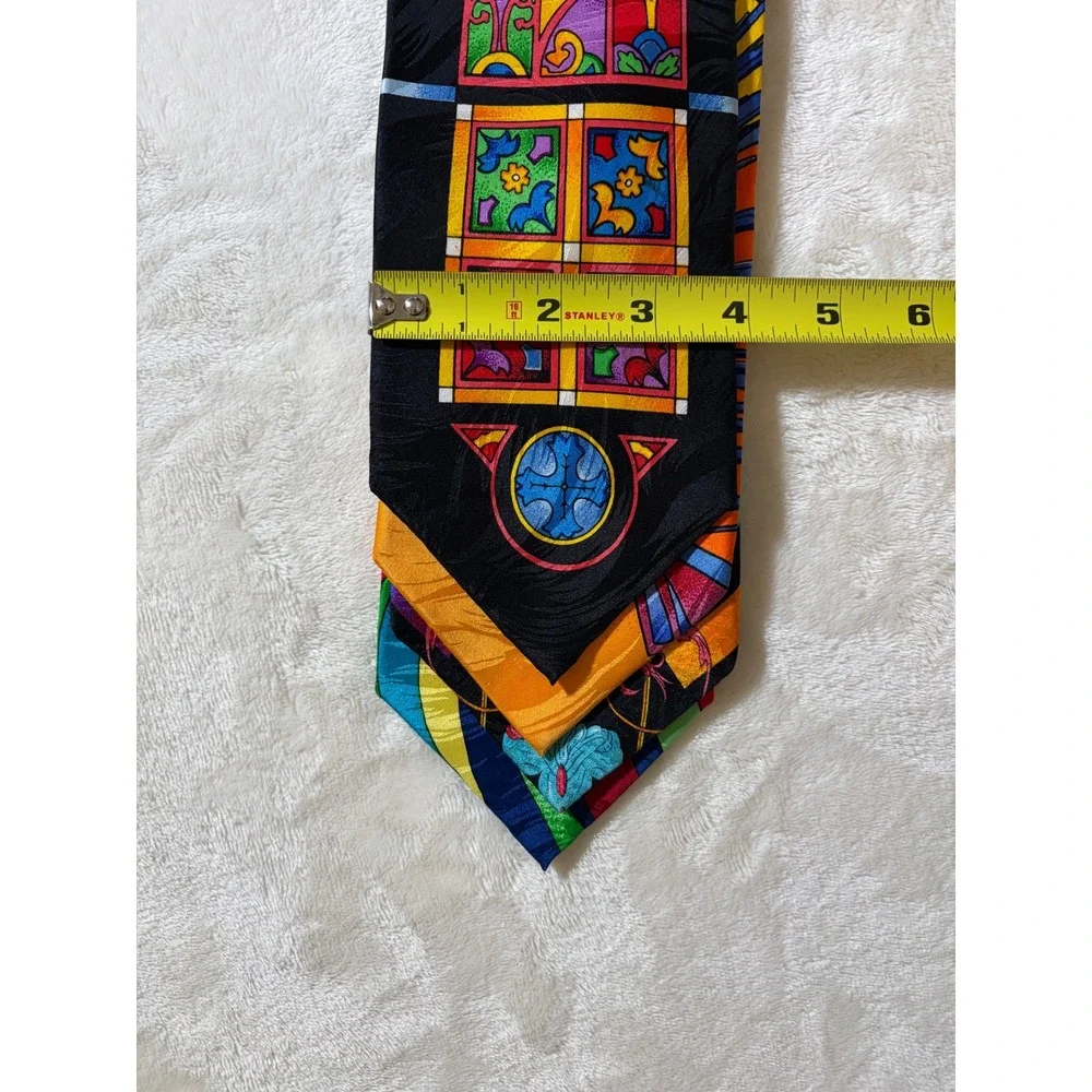 Rush Limbaugh Multicolor Vintage No Boundaries Collection Silk Tie Set Excellent